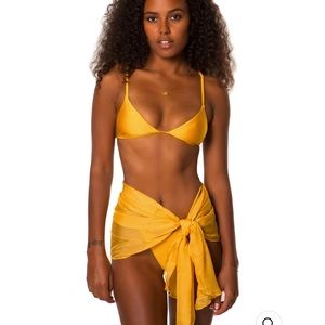 Natasia swimwear bikini set in yellow